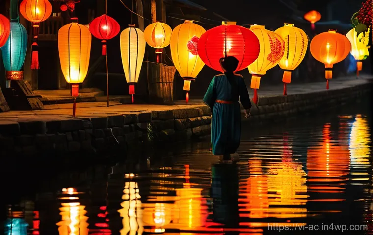 현존 기반 공연 접근법을 활용한 콘텐츠 제작 - **Hoi An Lantern Festival Night Scene:** A vibrant, atmospheric photo of the Hoi An Ancient Town in ...
