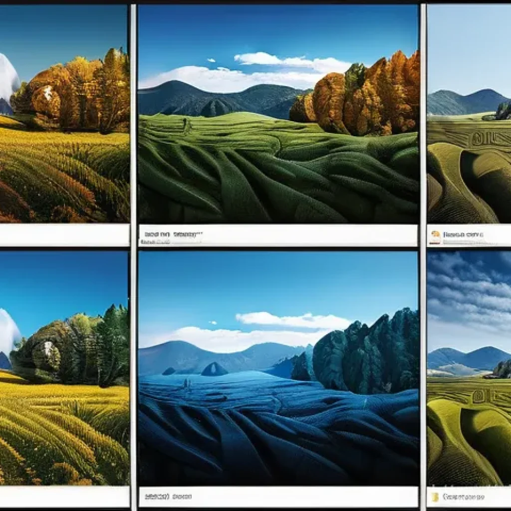 현존 기반 공연 접근법의 혁신적 아이디어 공유 - Here are three detailed image prompts in English, crafted to meet your specific guidelines: